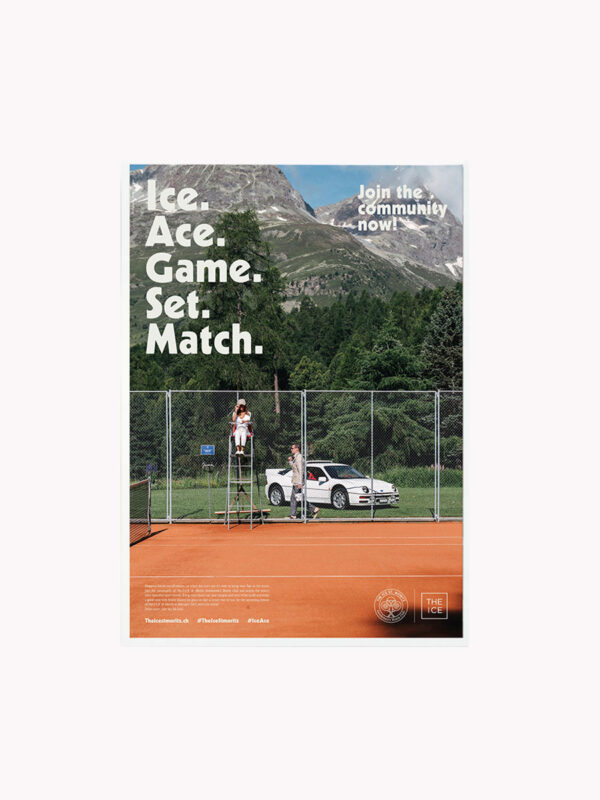 Tennis Club Poster - Clay Court