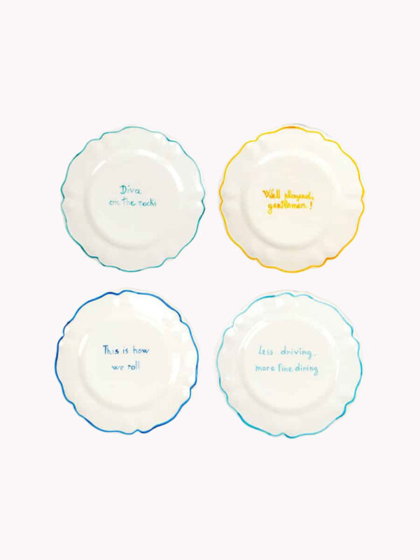 Sveva's Home x The I.C.E. Quote plates 4-set
