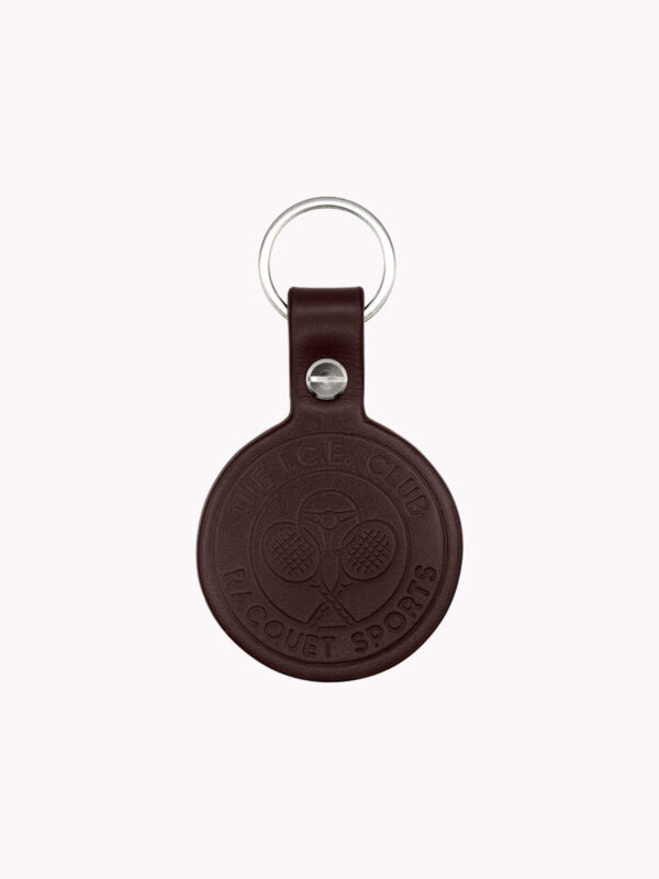 The Racquet Sports Keyring - Brown